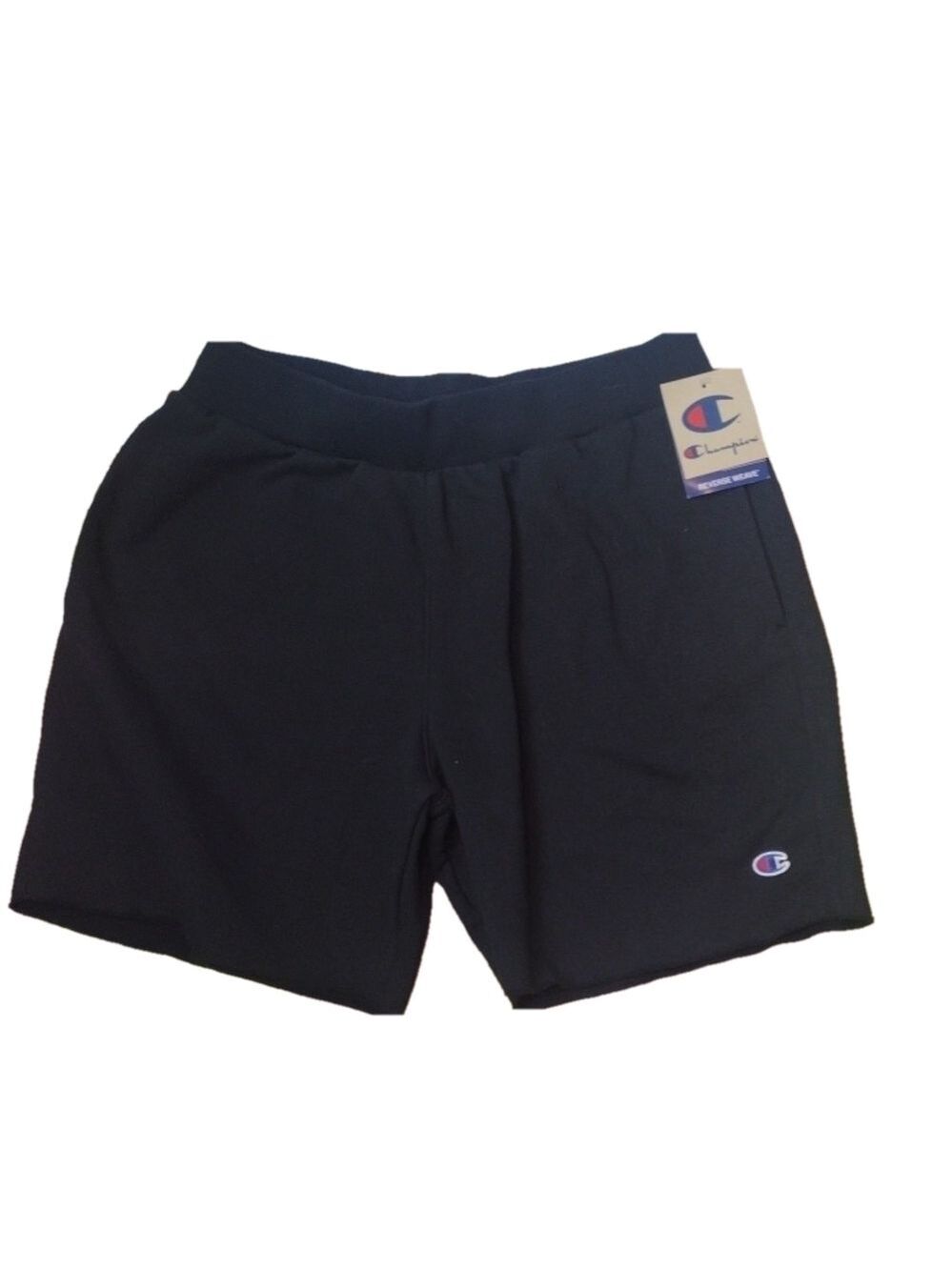 Champion thick black reverse weave shorts size large